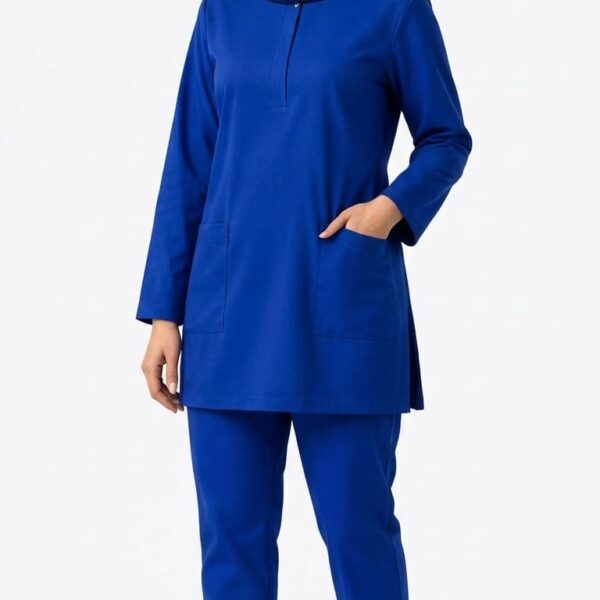 Royal Blue Scrub - 305 (wrinkle free stretchable)