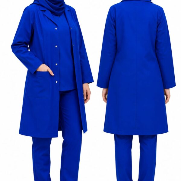 Royal Blue Premium Wrinkle-Free Scrub Set (3 Pieces)