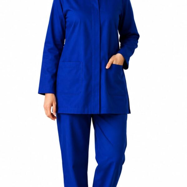 Royal Blue Premium Wrinkle-Free Scrub Set (2 Pieces)